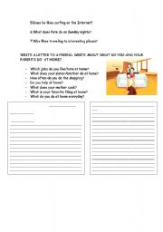 English worksheet: Daily routine 2