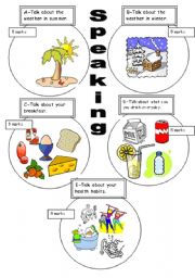 English Worksheet: speaking exam