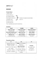 English worksheet: grammar