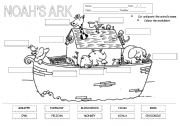 English Worksheet: Noahs Ark