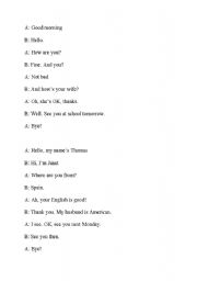 English worksheet: interview