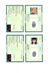 ID card - Spelling and Number Review