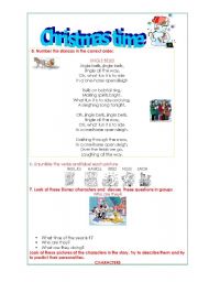 English worksheet: Christmas time2