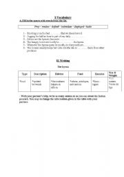 English worksheet: information gap exercise1