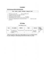 English Worksheet: information gap 2