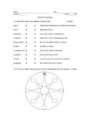 English Worksheet: Geography