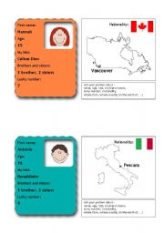 English Worksheet: people flashcards 2 (from 12)