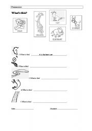 English worksheet: possessive s