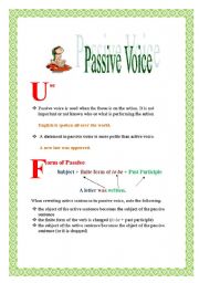 English Worksheet: Passive voice