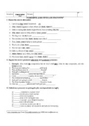 English Worksheet: Adjective and Adverbs