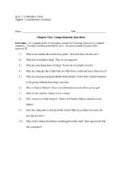 English Worksheet: 
