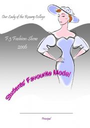 English worksheet: Certificate_fashion show 1