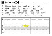 English Worksheet: Japan- One world Text-bingo for lesson 4 words