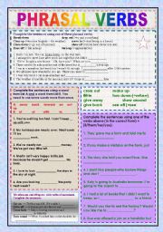 English Worksheet: Phrasal Verbs