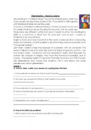 English Worksheet: 9th grade Test