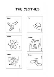 English Worksheet: Clowns clothes