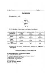 English Worksheet: PRESENT CONTINUOUS