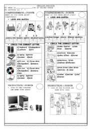 English Worksheet: COMPUTER AND JOB