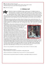 English Worksheet: A christmas carol