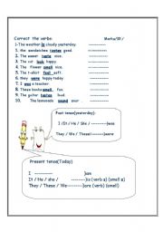 English worksheet: five senses