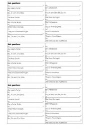 English worksheet: asking questions