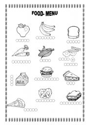 FOOD - MENU