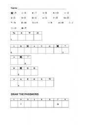 English worksheet: Breake the code - Toys