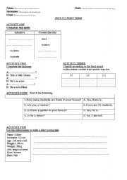 English Worksheet: present simple