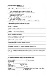 English worksheet: Movie Session: YES MAN