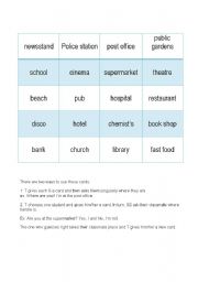 English worksheet: To be+ prepositions of place+ short answers