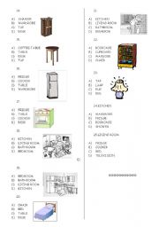 English Worksheet: home sweet home(part 2)