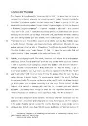 English Worksheet: American Idol