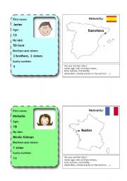 English Worksheet: people flashcards 3 (from 12)