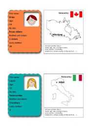 English Worksheet: people flashcards 4 (from 12)