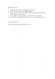 English Worksheet: Soeaking Prompts