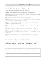 English Worksheet: the winters tale