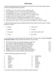 English Worksheet: Death Penalty