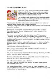 red riding hood story for kids