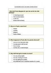 English Worksheet: catch me if you can