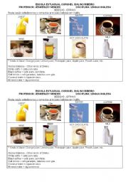 English worksheet: Drinks