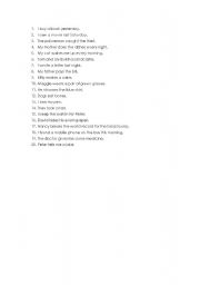 English Worksheet: passive voice exercise