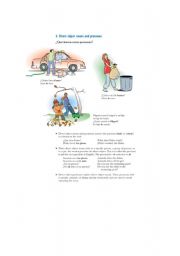 English Worksheet: direct objects