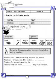 English Worksheet: test