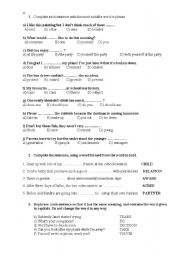 English Worksheet: worksheet 