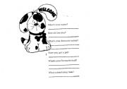 English Worksheet: Welcome!!