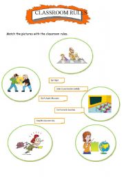 English worksheet: Classroom Rules