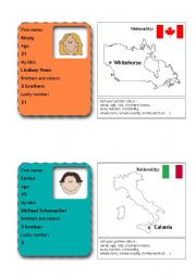 English Worksheet: people flashcards 6 (from 12)