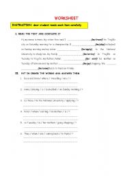 English worksheet: Present Perfect