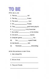 English worksheet: 