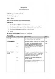 English Worksheet: Introduction to Present Simple